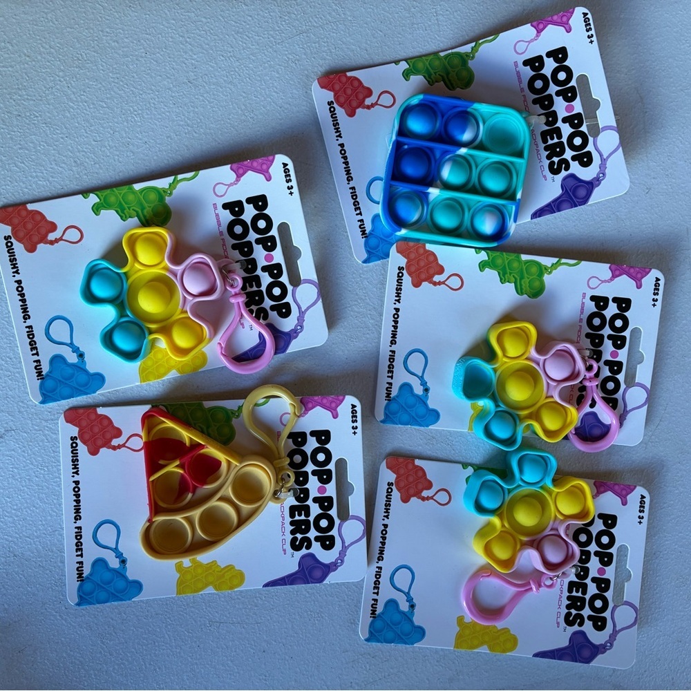 Colorful Pop it & fidget bundle (All NEW)